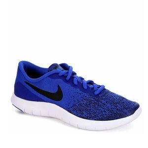NEW NIKE BOYS FLEX CONTACT SNEAKER - BLUE